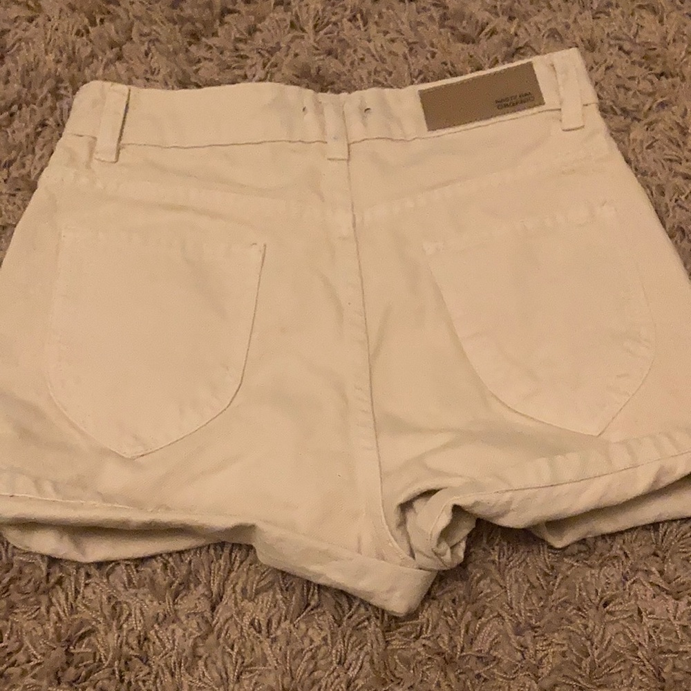 Off white nasty jean shorts